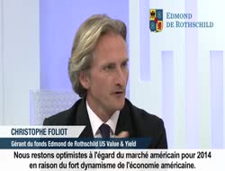 « Le marché américain sera un marché à  suivre en 2014 » Christophe Foliot, gérant du fonds EdR US Value & Yield