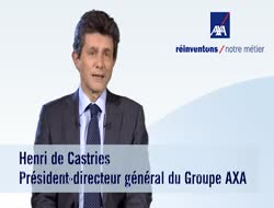 Henri de Castries, Pdg du Groupe AXA
