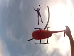 Une chute bien maîtrisée… réservée aux professionnels :-)