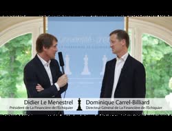  Financière de l'Echiquier : 4 intervenants prestigieux devant plus de 500 conseillers...