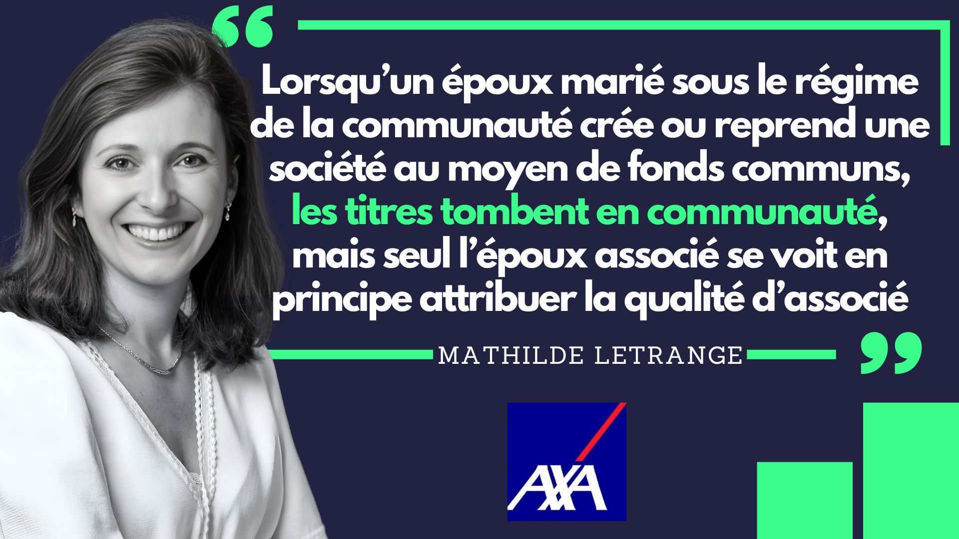 💞  Titres de société en communauté : quels enjeux pour le chef d’entreprise ?