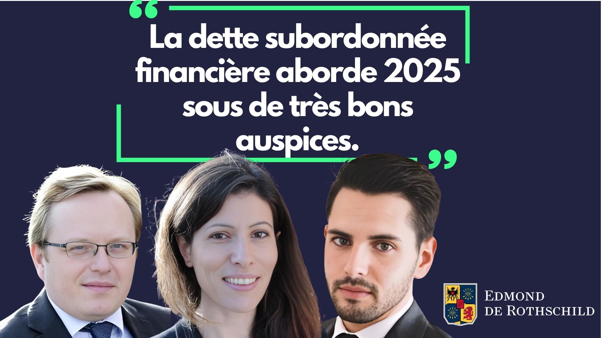 Après le rebond de 2024, quel avenir pour la dette subordonnée financière en 2025 ?