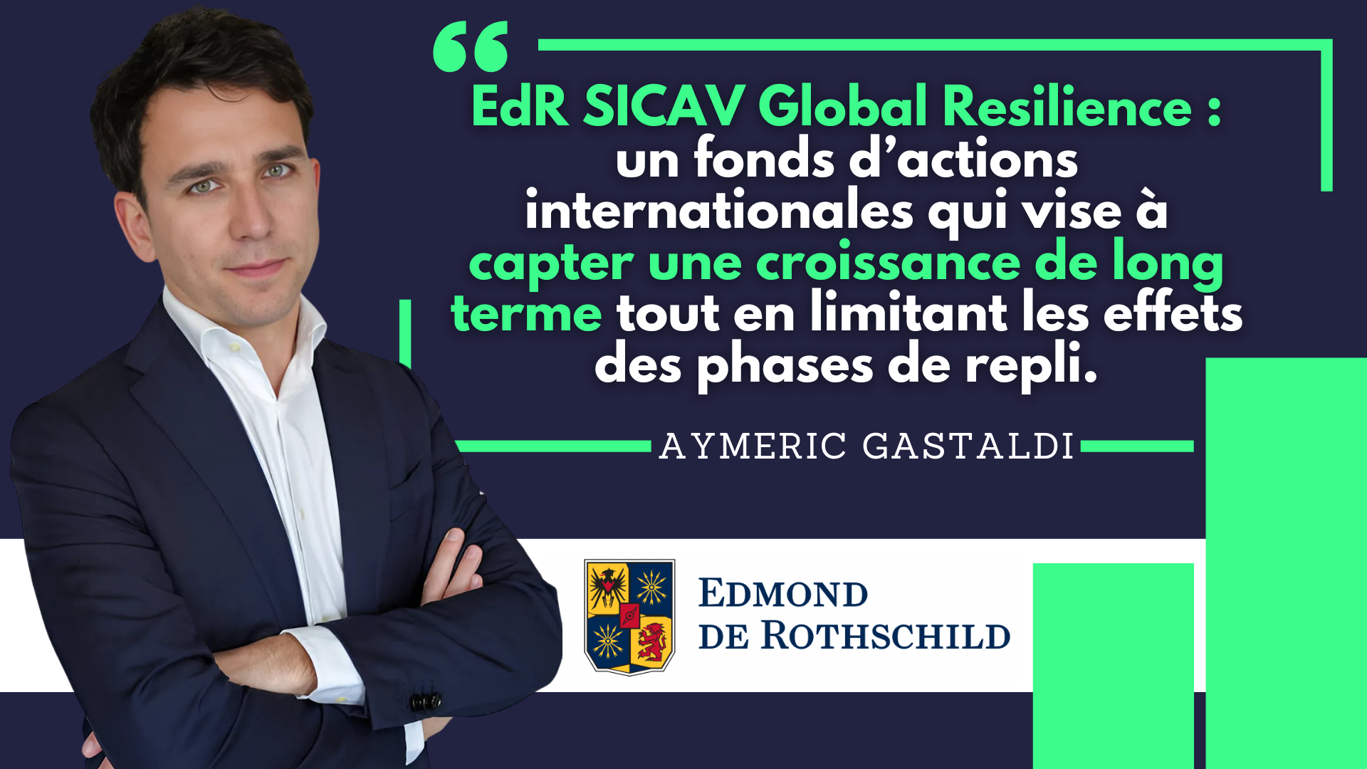 Investir dans la résilience avec Edmond de Rothschild AM