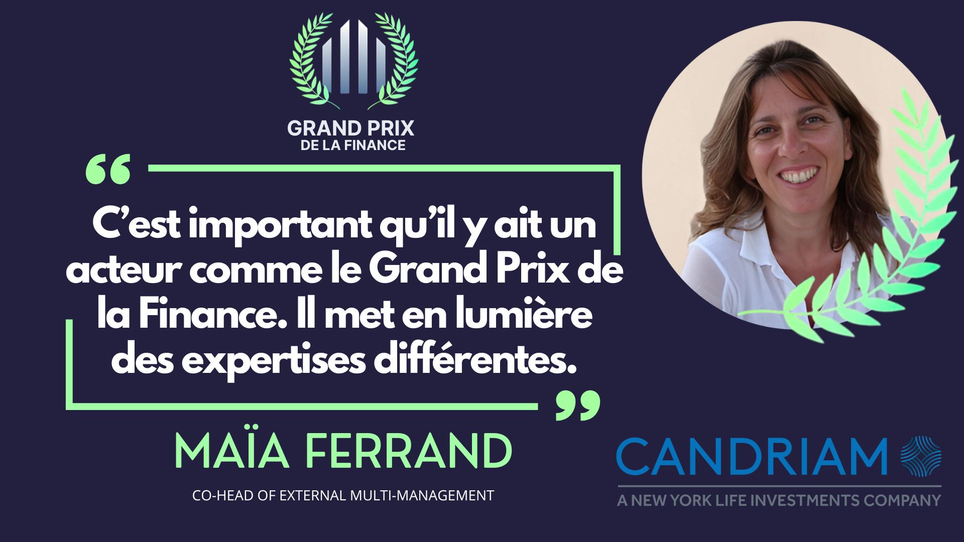 Entretien avec un sélectionneur : Maïa Ferrand (Candriam) & Membre du Jury du Grand Prix de la Finance