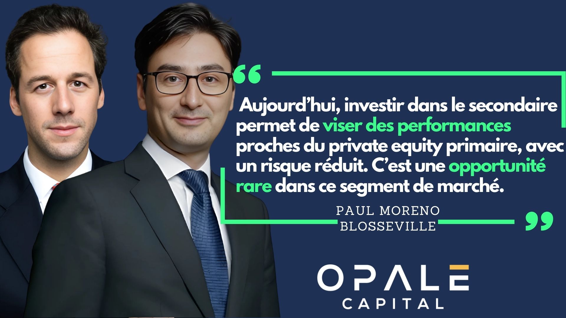 Après avoir levé 140 millions d’euros, ils lèvent leur 2ème millésime [de Secondaire en Private Equity]…