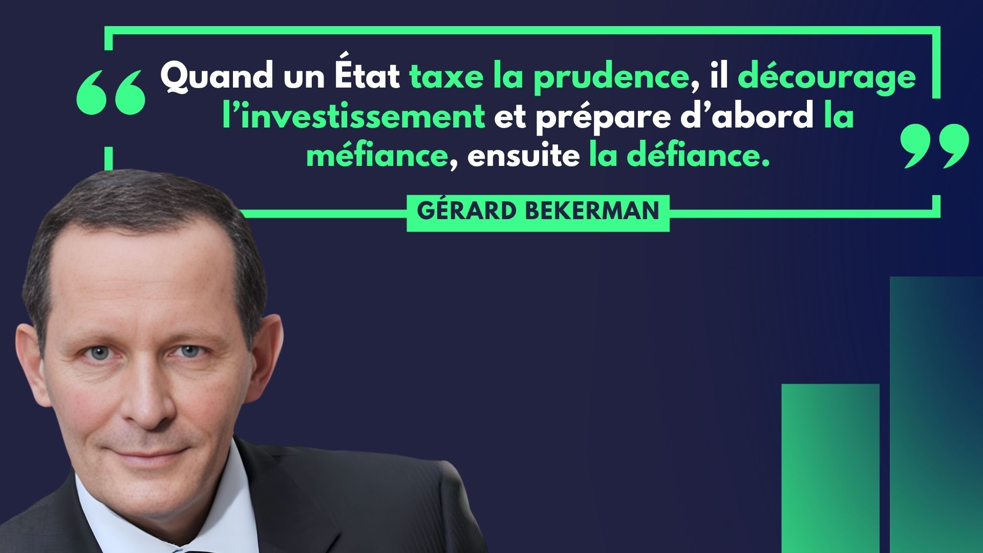 « L’Impôt sur le Patrimoine Improductif est un non-sens économique » – Gérard Bekerman, Président de l’Afer