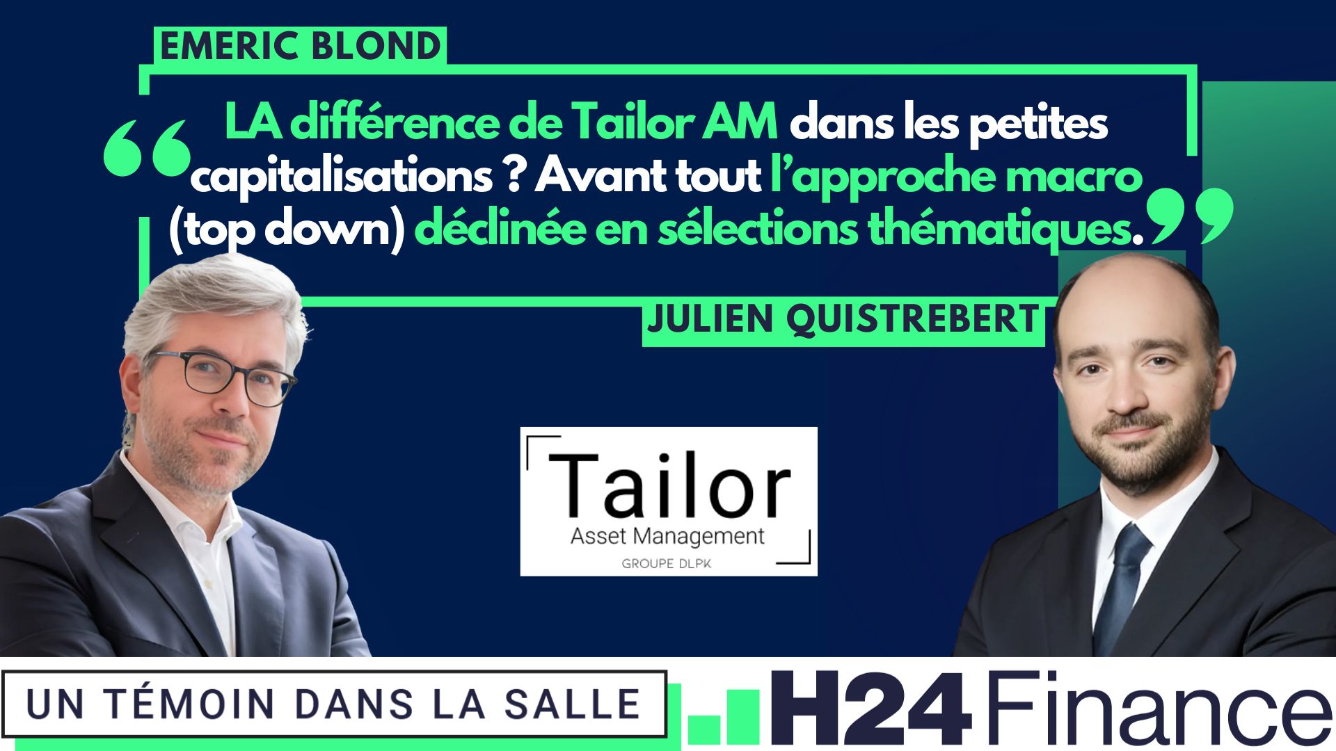 Comment la gamme actions de Tailor AM tire son épingle du jeu